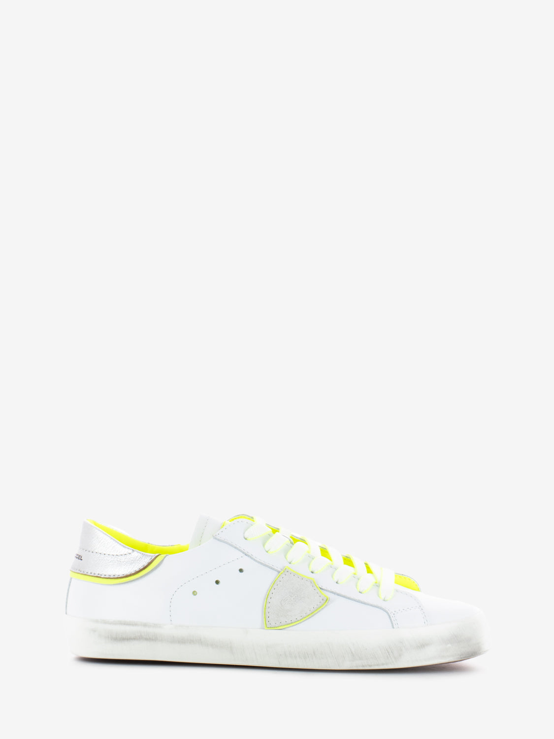 Sneakers Prsx bianche / giallo / argento