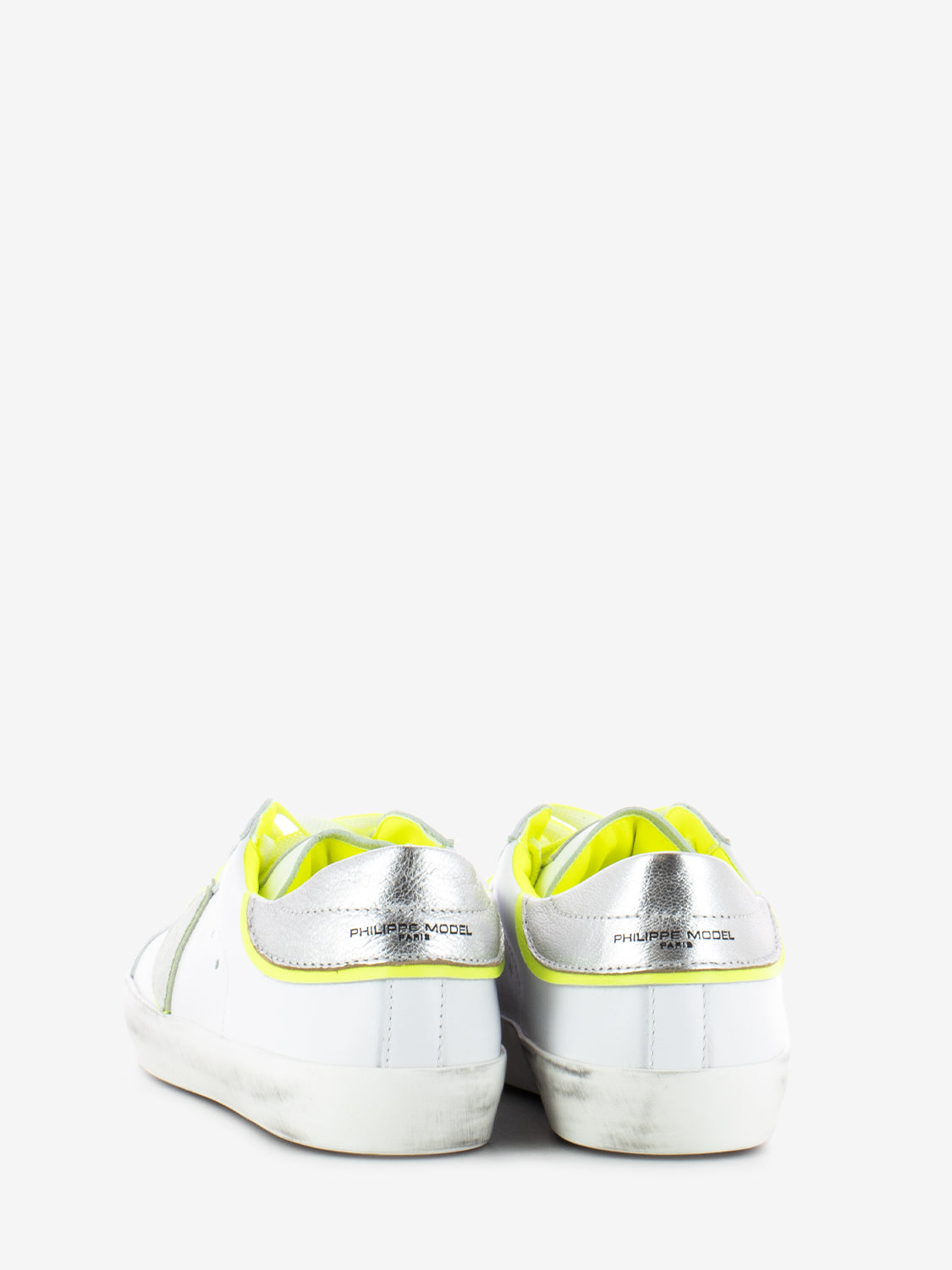 Sneakers Prsx bianche / giallo / argento