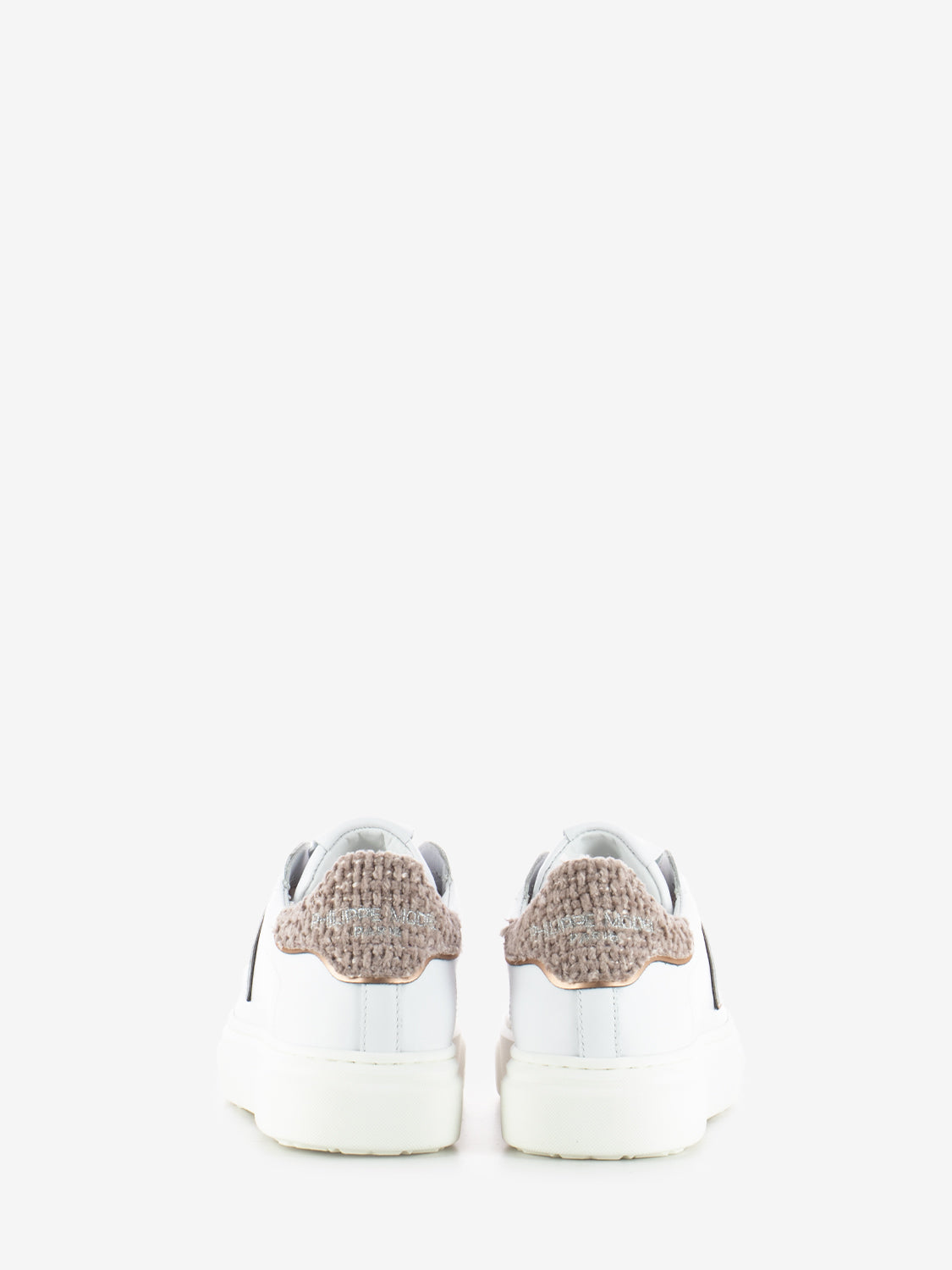 Sneakers Temple bianche e rosa
