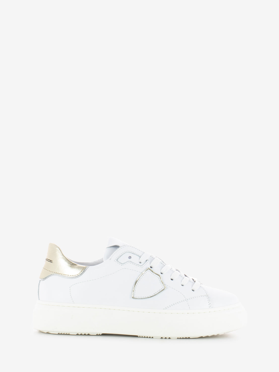 Sneakers Temple bianche / oro