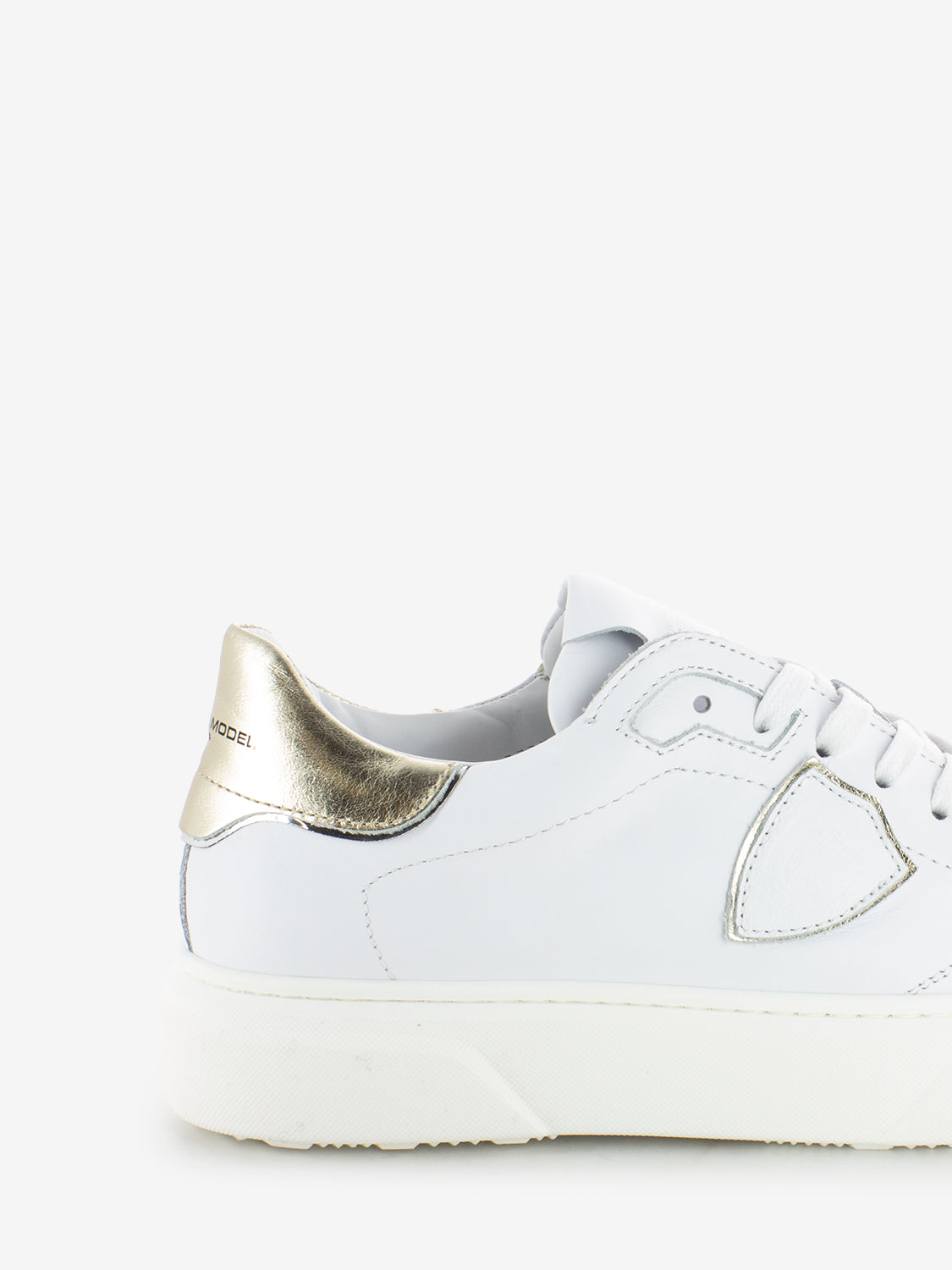Sneakers Temple bianche / oro