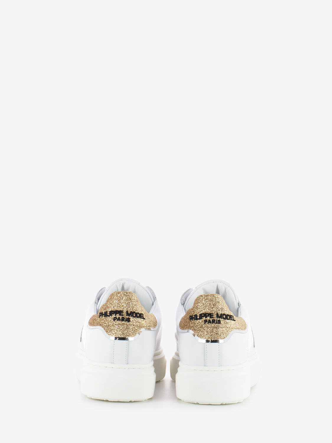 Temple veau glitter white / gold / silver