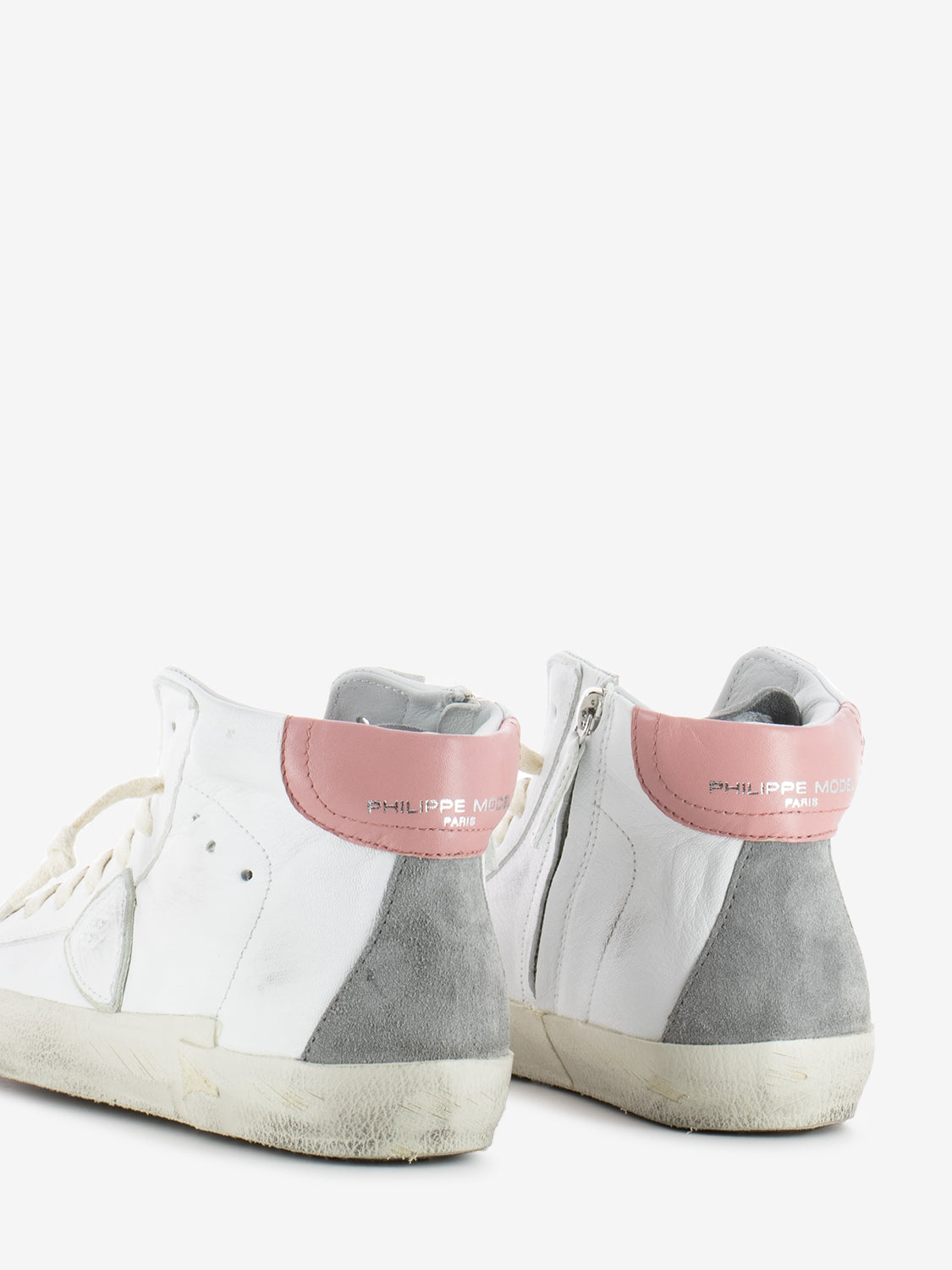 Prsx high woman vintage mixage blanc / anthracit