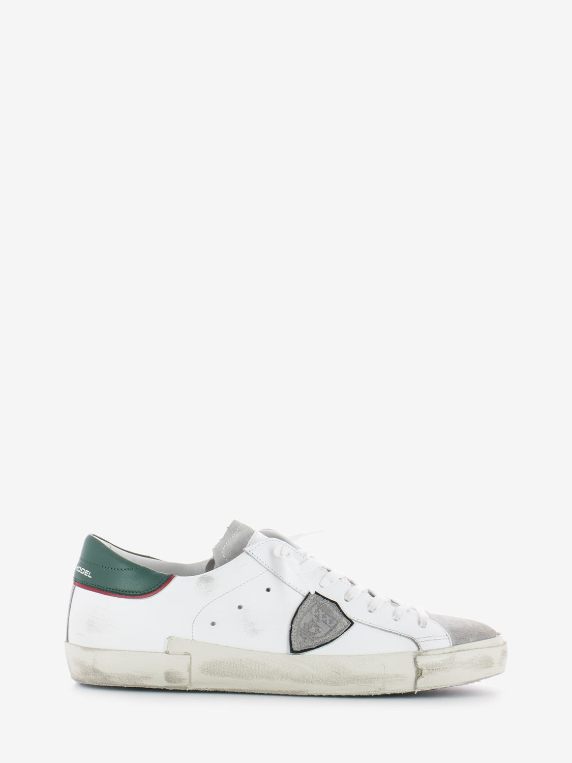 Prsx low man veau vintage blanc / vert