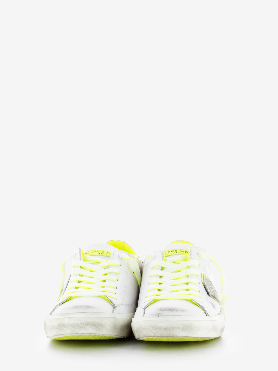 Prsx low veau neon blanc / jaune