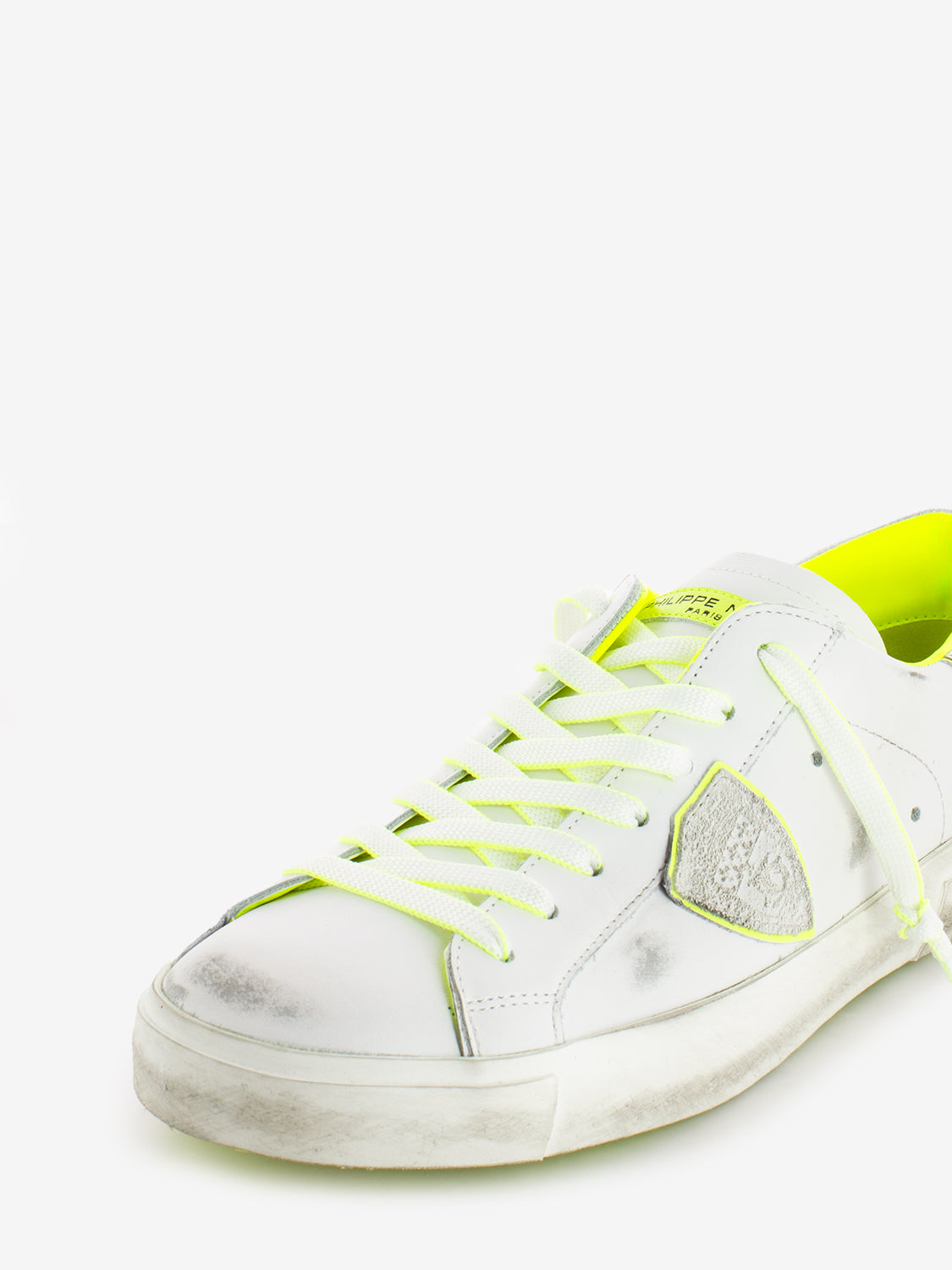 Prsx low veau neon blanc / jaune