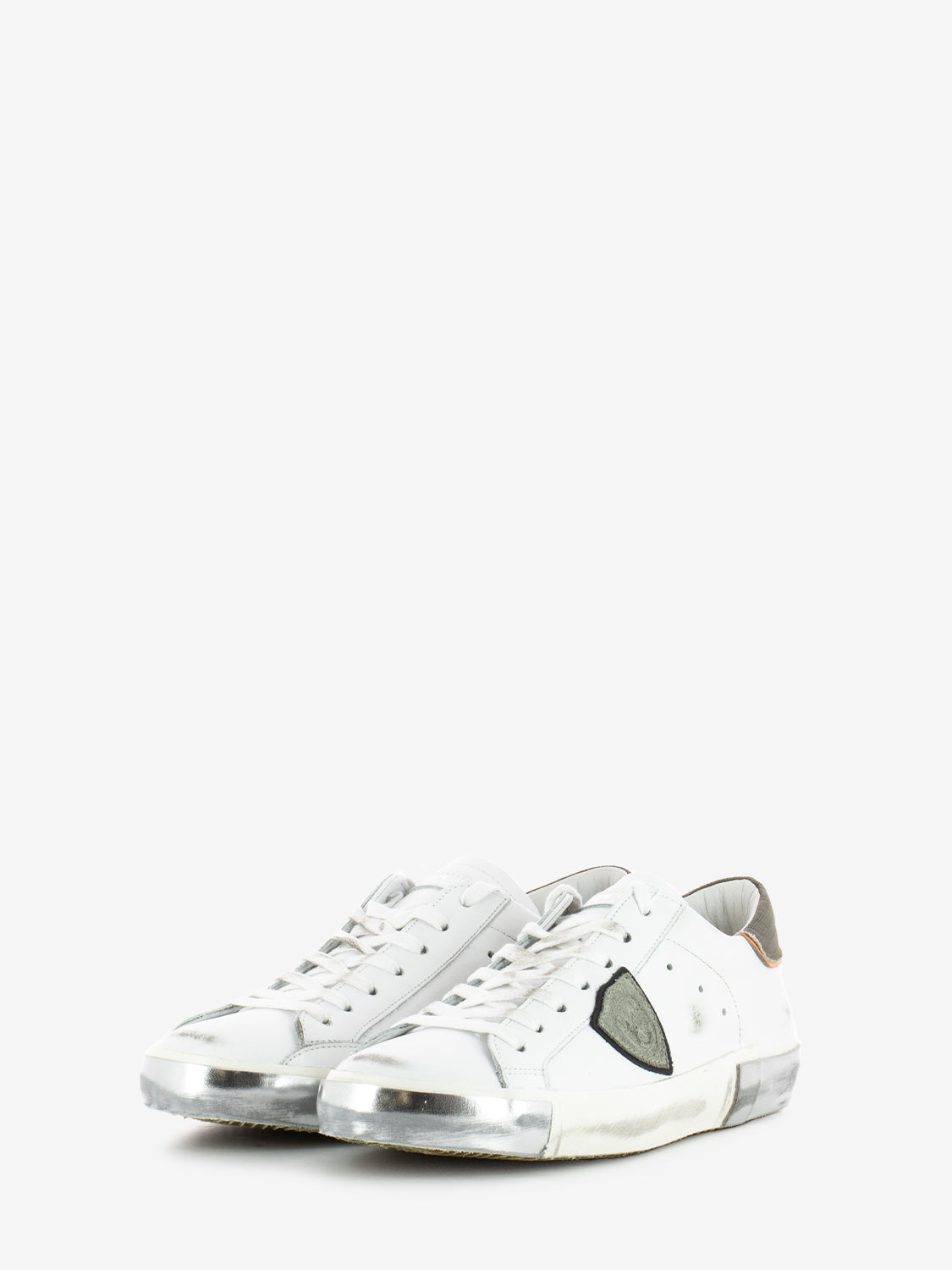 Prsx low white technical veau