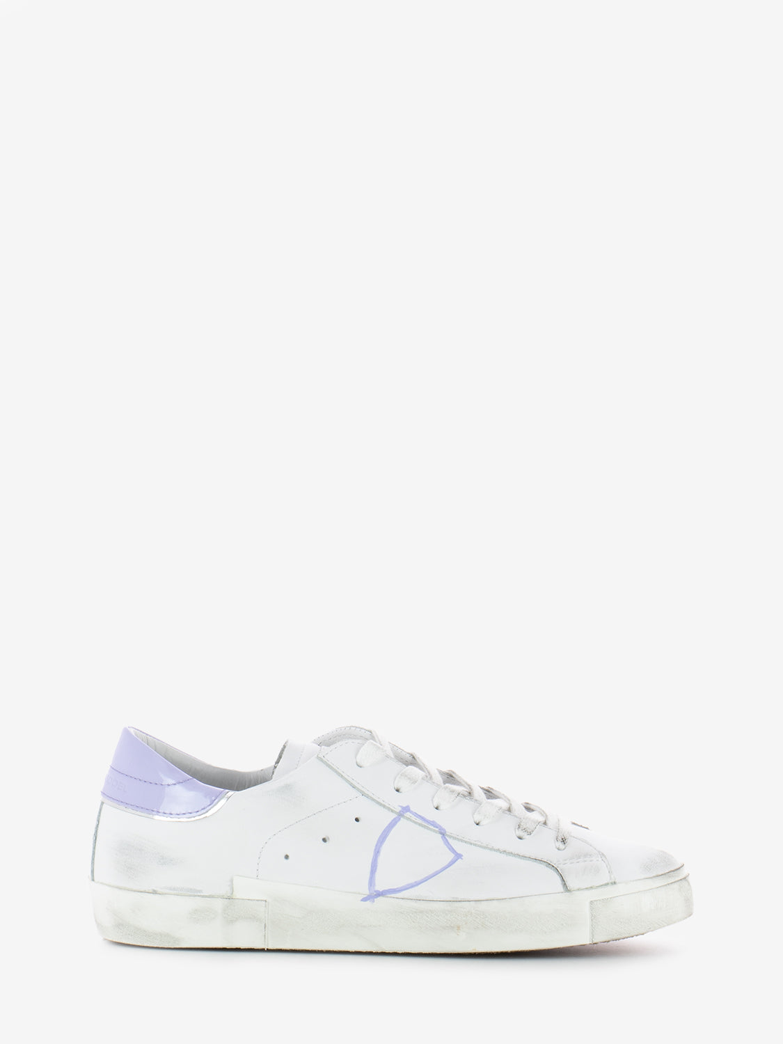 Prsx low woman veau peint bianoc / viola
