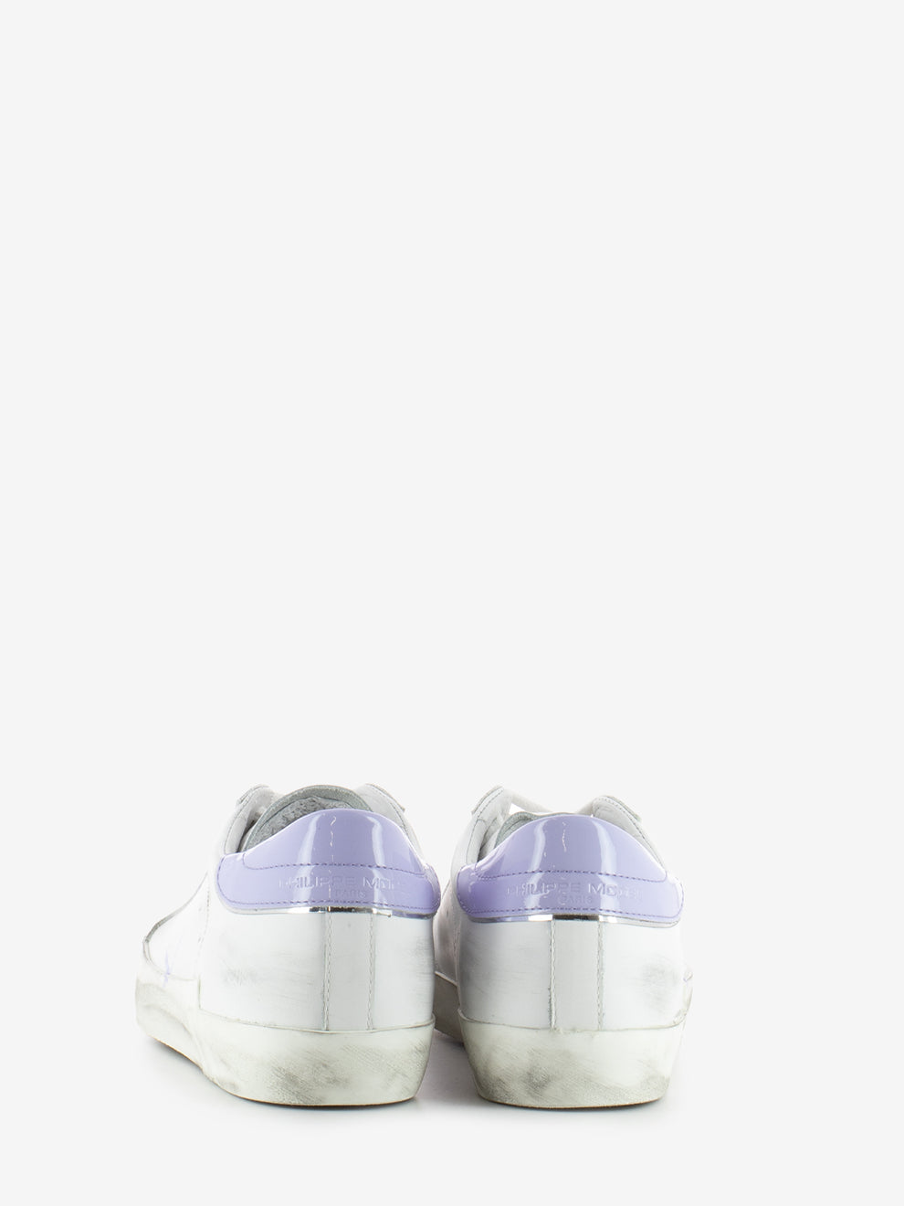 Prsx low woman veau peint white / purple