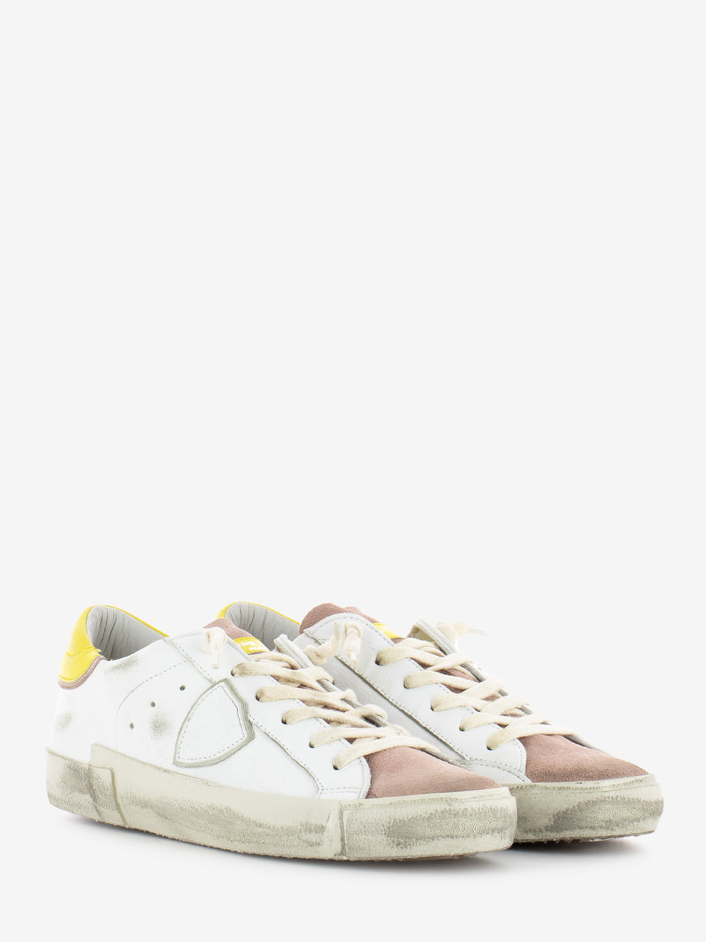 Prsx low woman vintage mixage rose / jaune