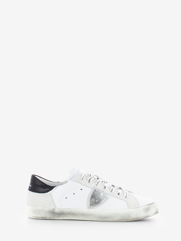 PHILIPPE MODEL JUNIOR - Sneakers Prsx white / black / silver