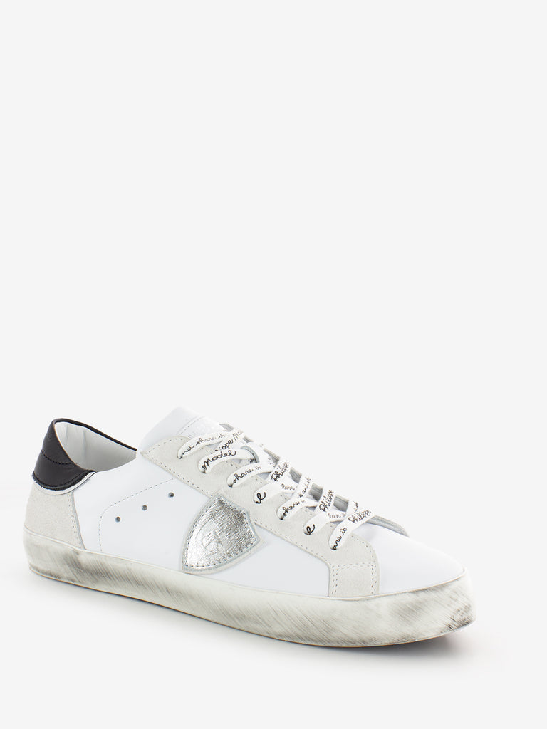 PHILIPPE MODEL JUNIOR - Sneakers Prsx white / black / silver