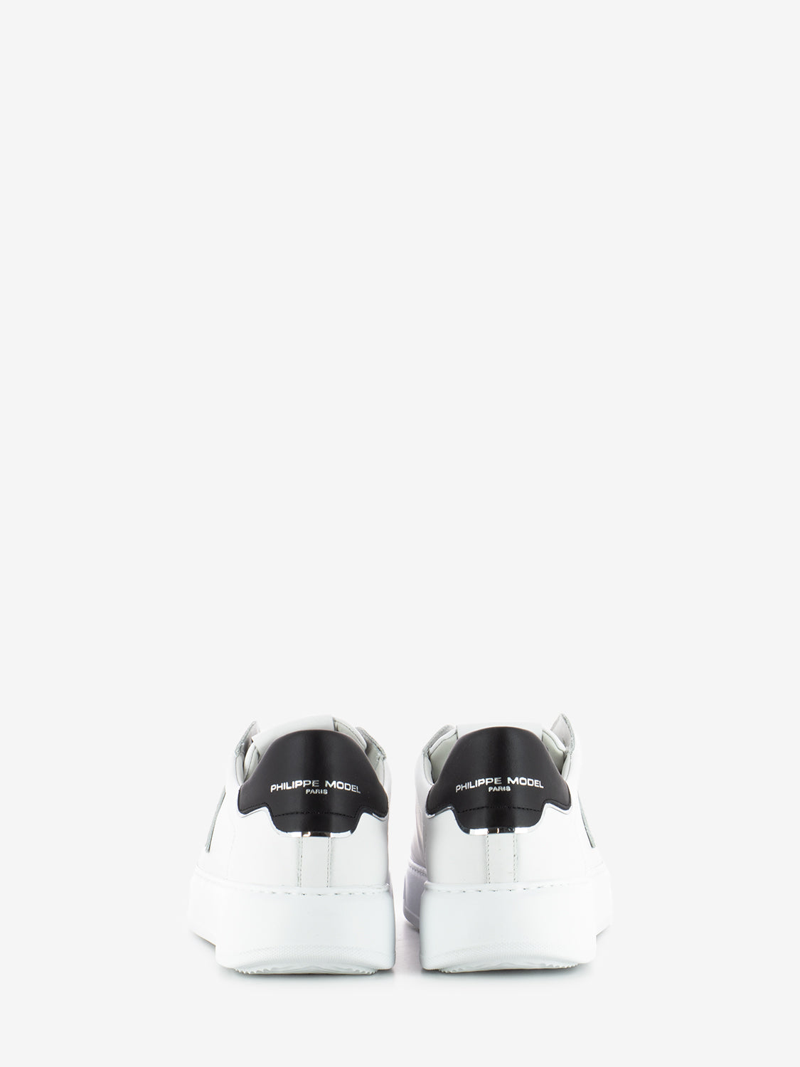 Temple low veau daim blanc / noir