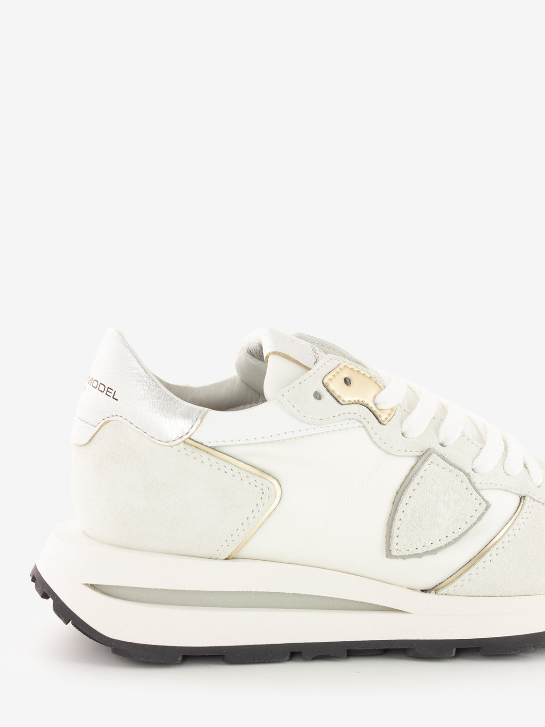 Tropez Haute low woman white / silver