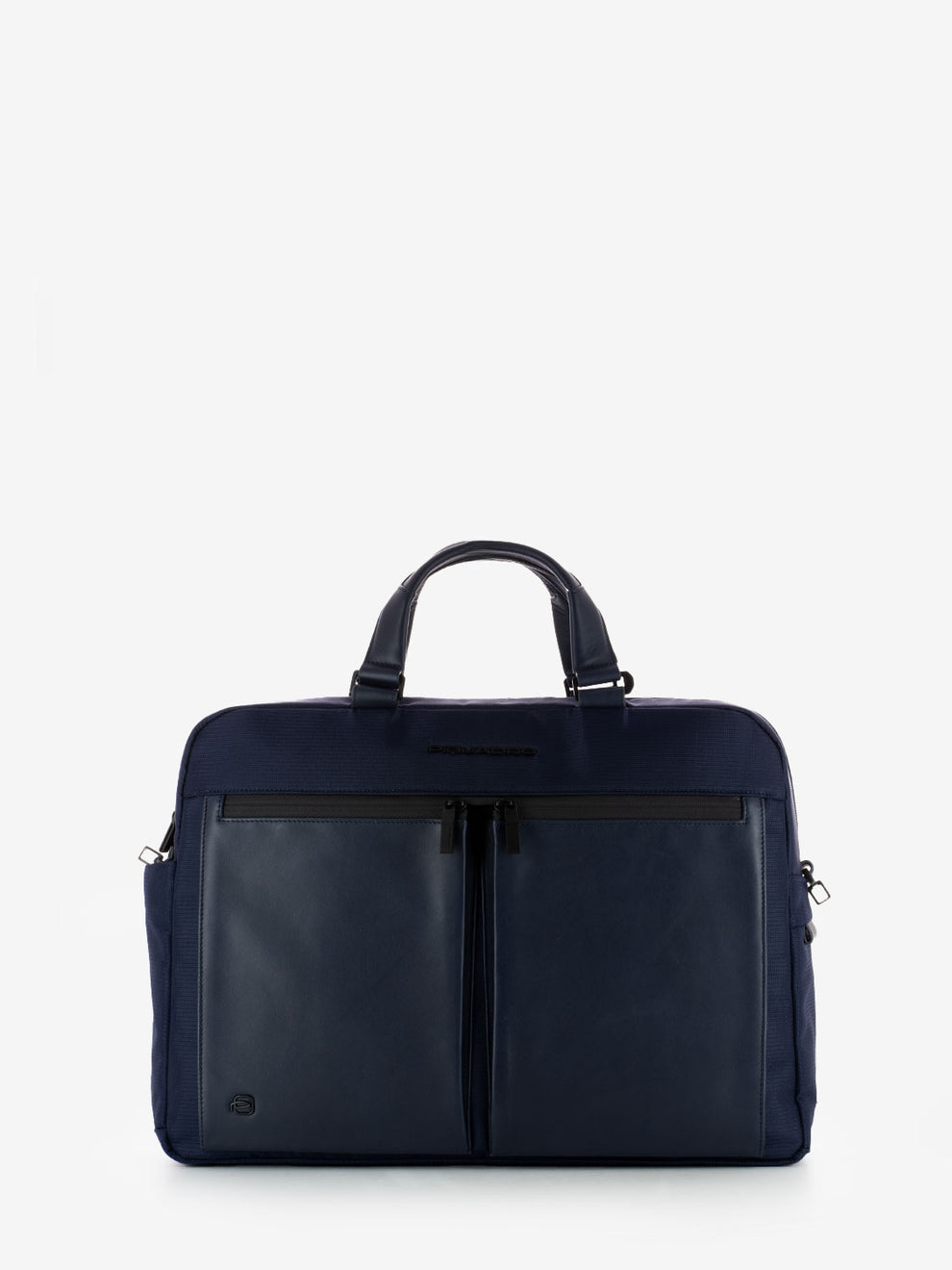 15.6" laptop bag in blue recycled fabric