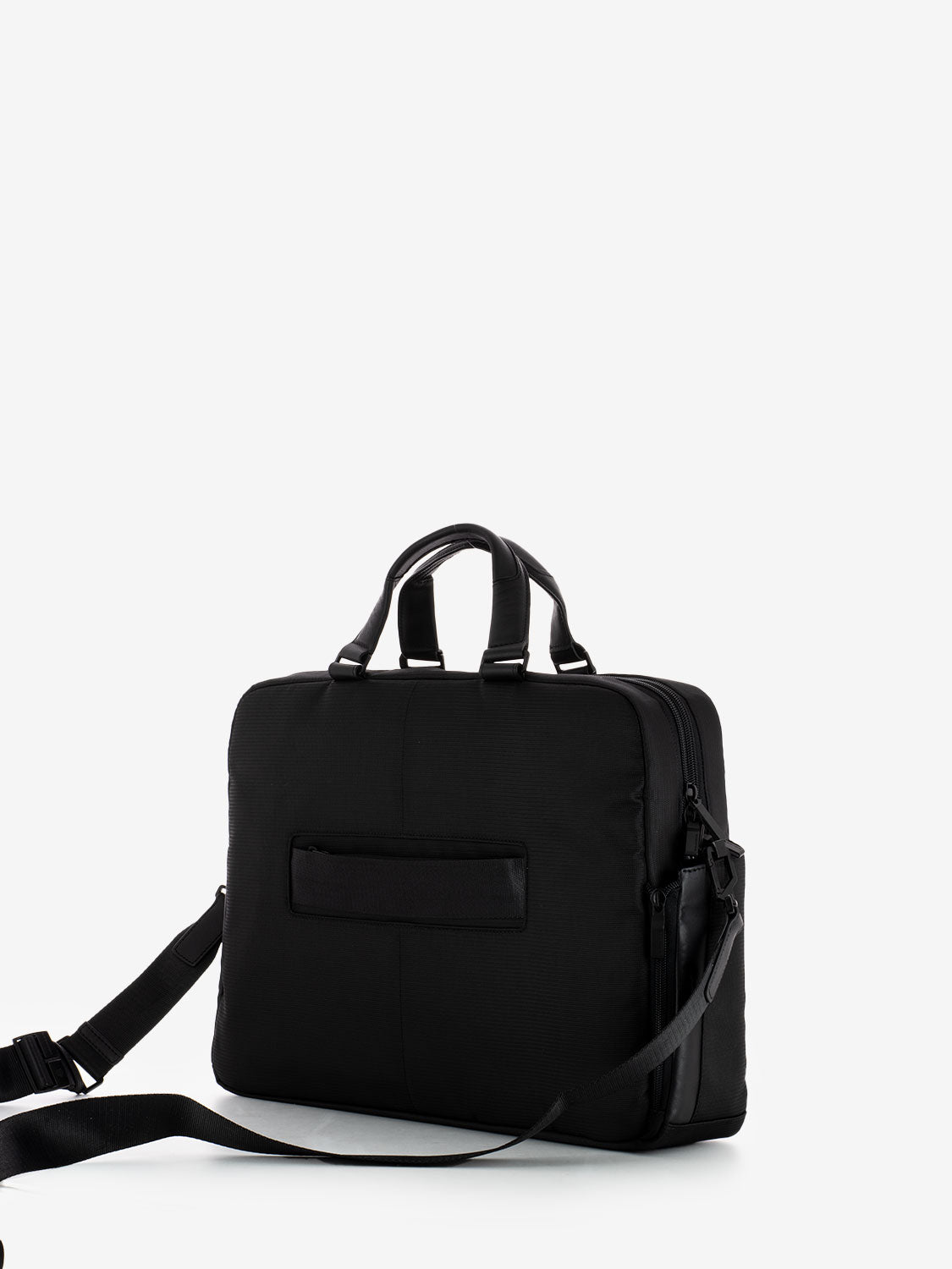 Cartella porta pc 15,6" in tessuto riciclato nero