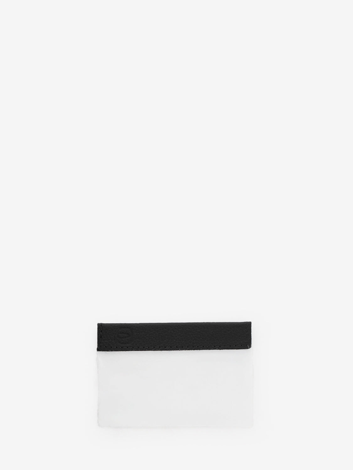 Black leather document wallet