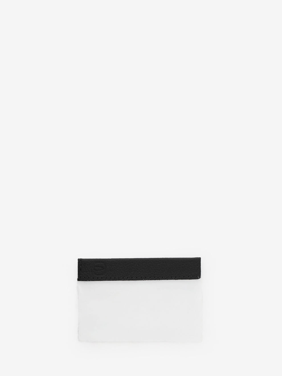 Black leather document wallet