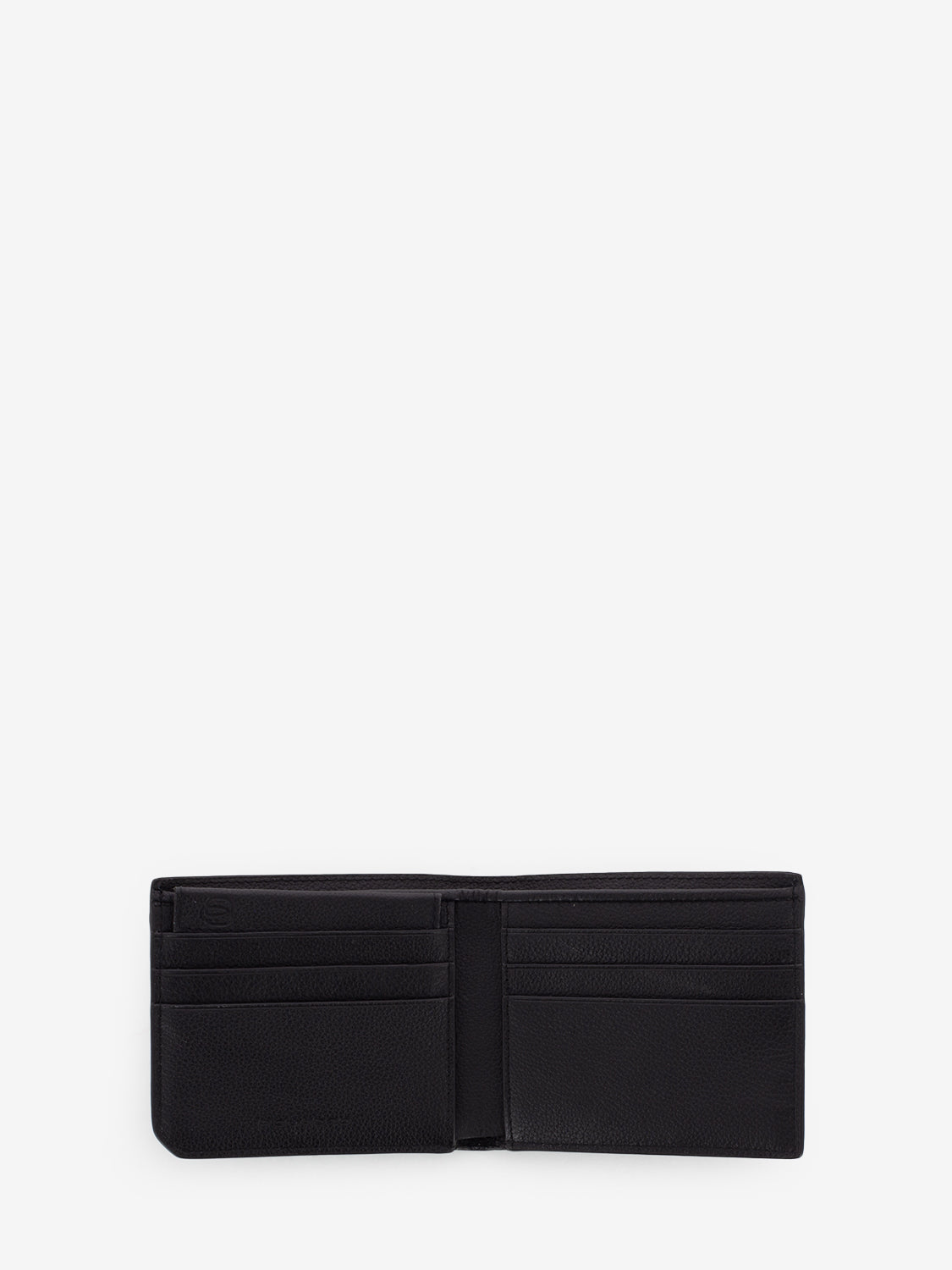 Black leather document wallet