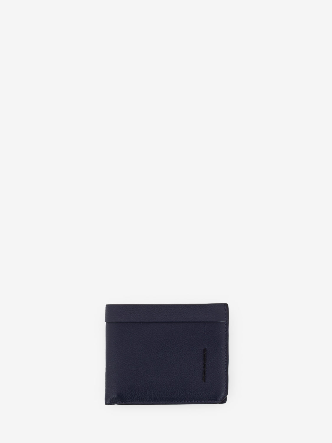 Blue Leather RFID Wallet