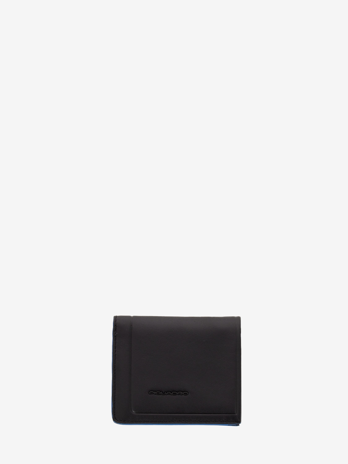 Black vertical men's wallet