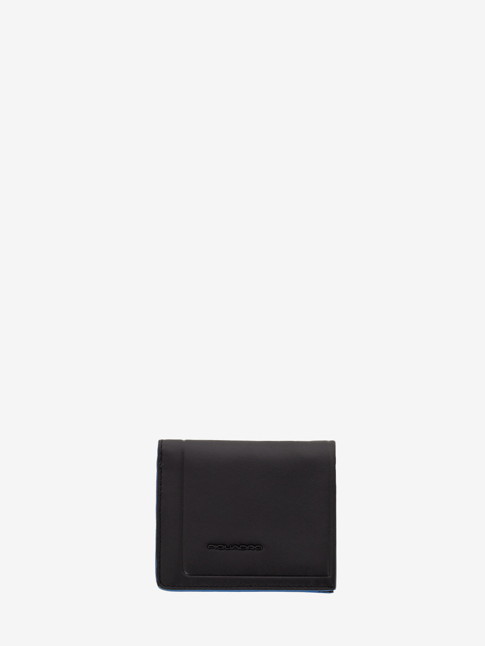 Black vertical men's wallet
