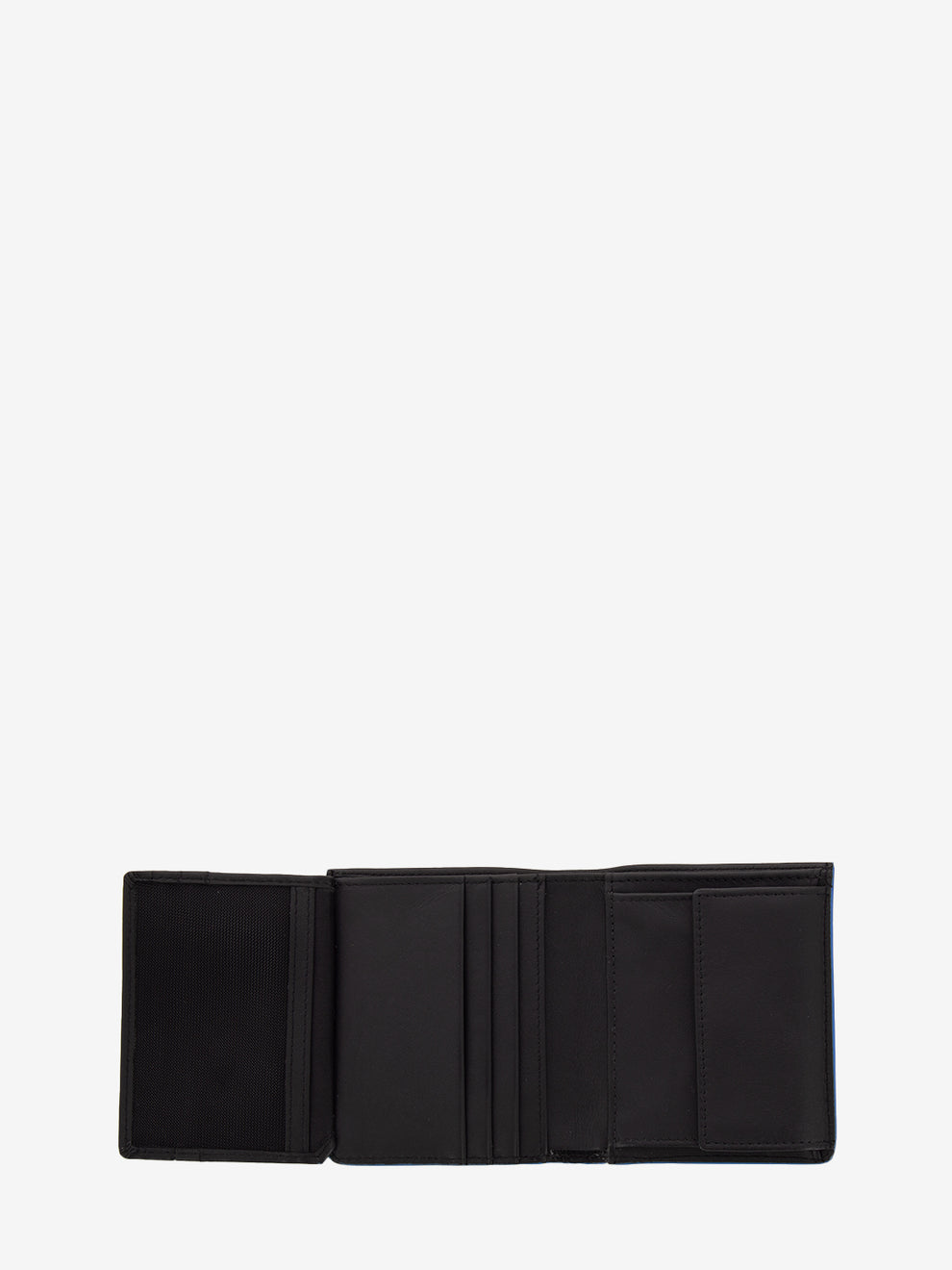 Black vertical men's wallet