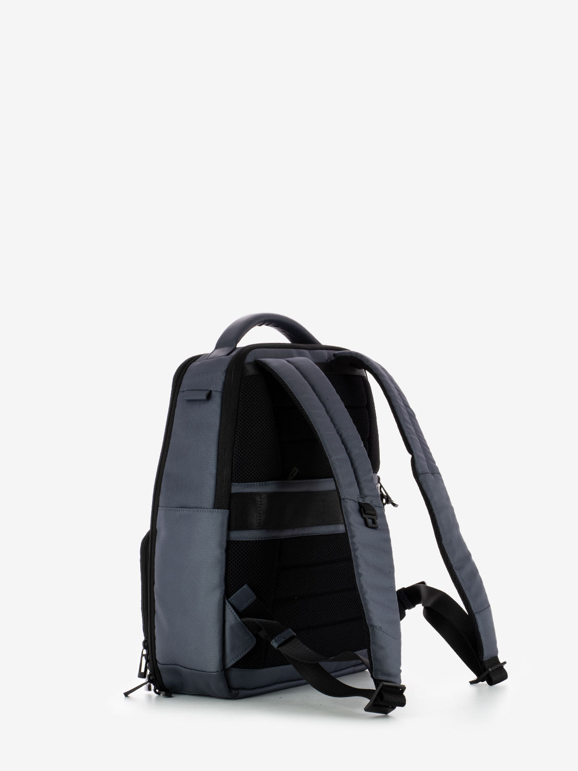 Laptop and iPad backpack with blue pockets
