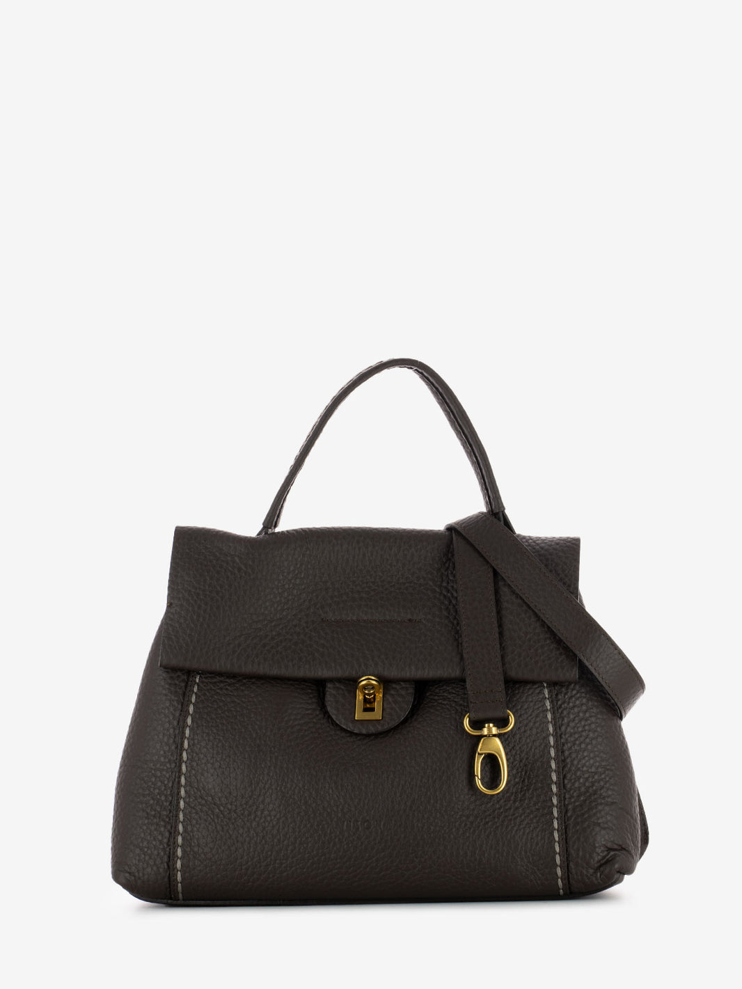 Queen large dark brown bag