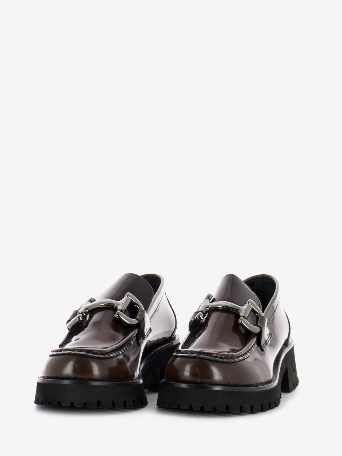 Cognac brushed moccasins