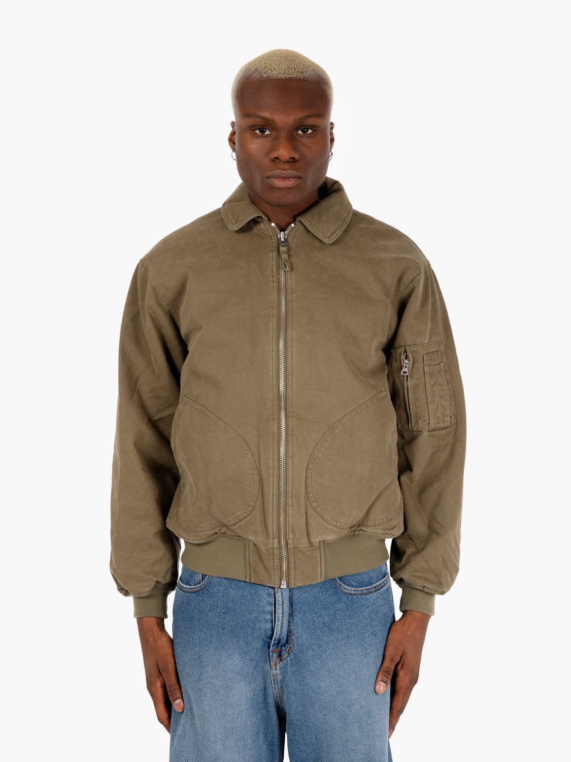 Bomber imbottito verde