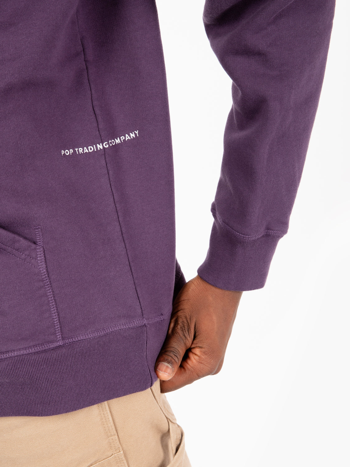 Purple Hooded Sweatshirt