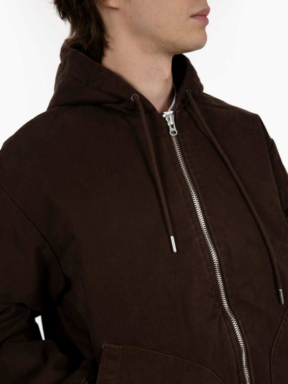 Hooded flight jacket delicioso