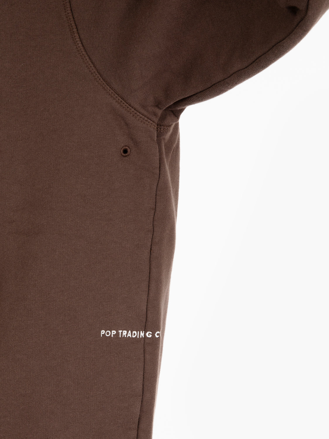 Delicious brown crewneck sweat logo