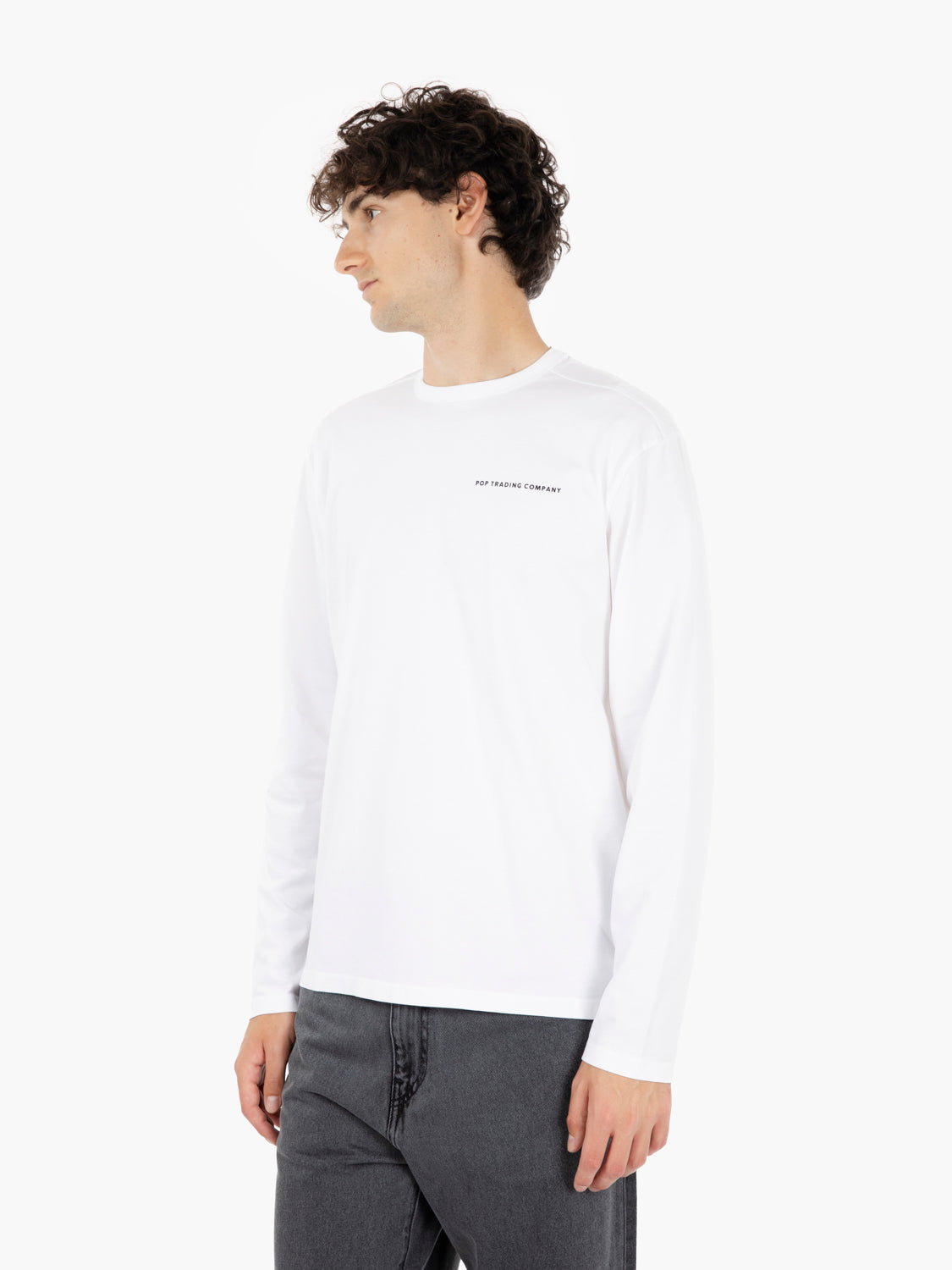 Logo longsleeve t-shirt white