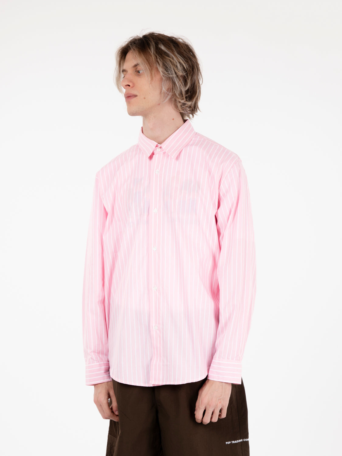 Striped Shirt Logo Pink