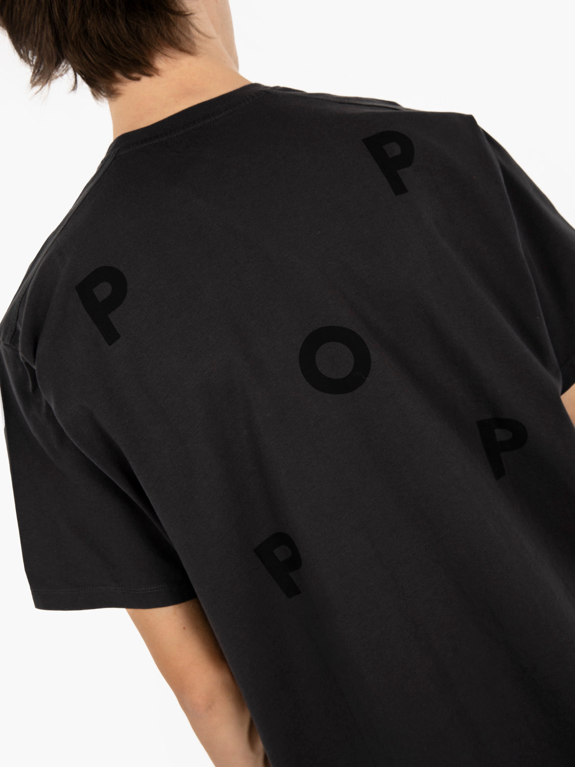 Logo t-shirt anthracite / black