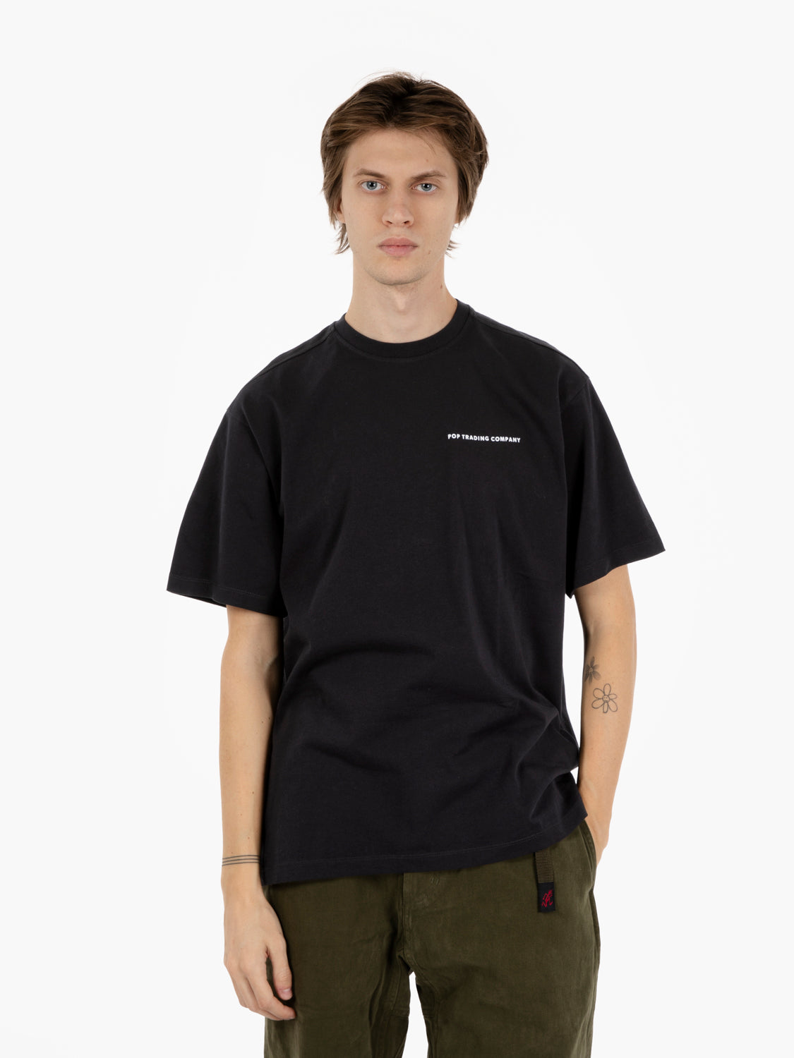 Logo t-shirt black / white