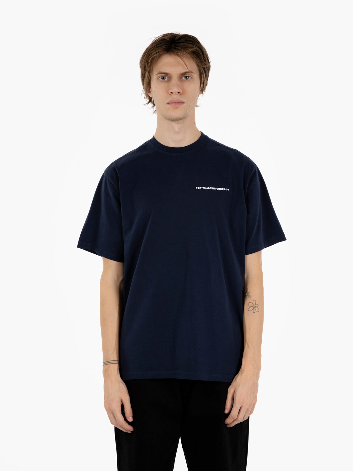 Pixel logo t-shirt navy