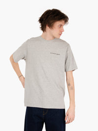 T-shirt reflective logo grey heather