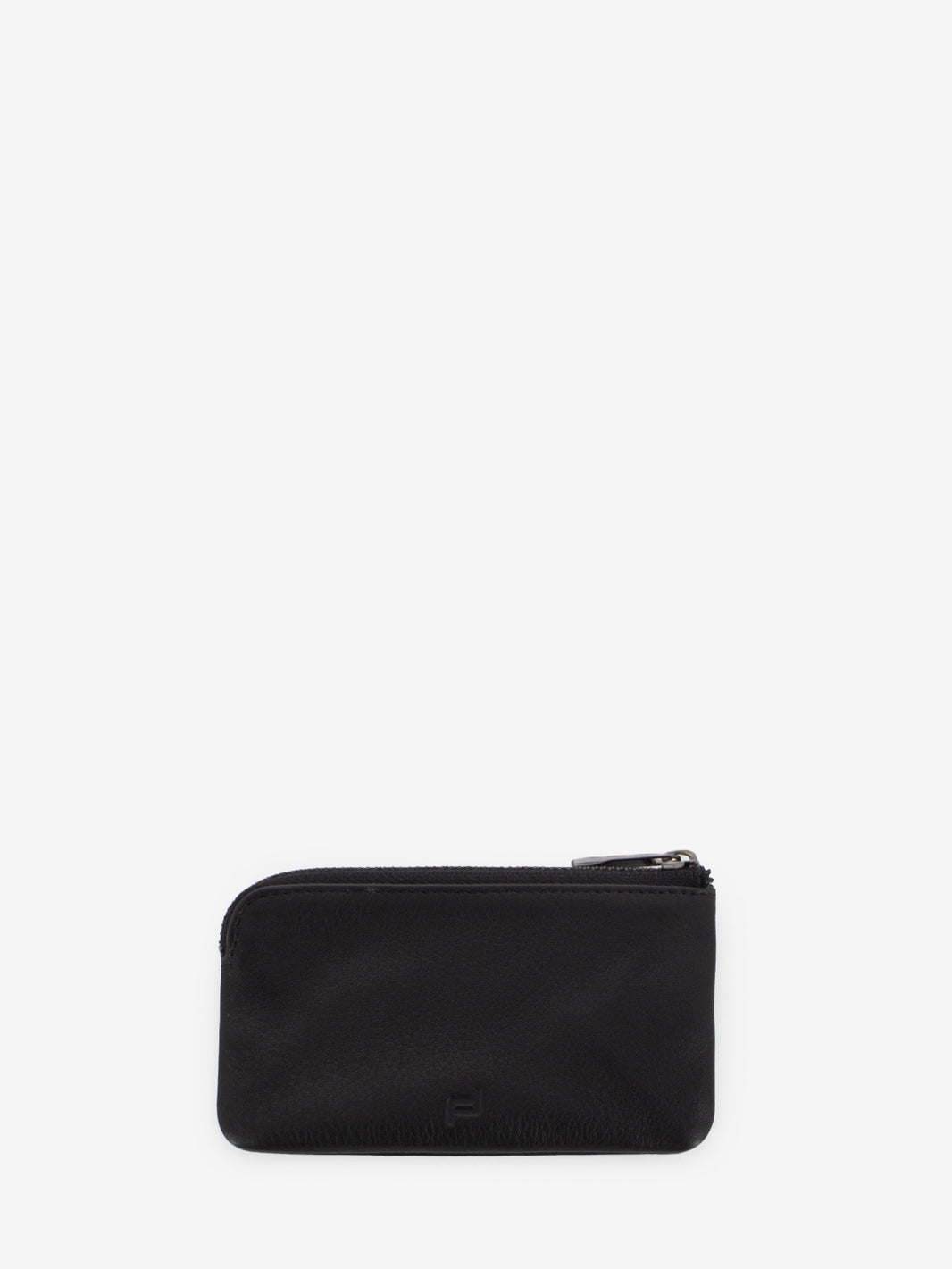 Key case in pelle nero