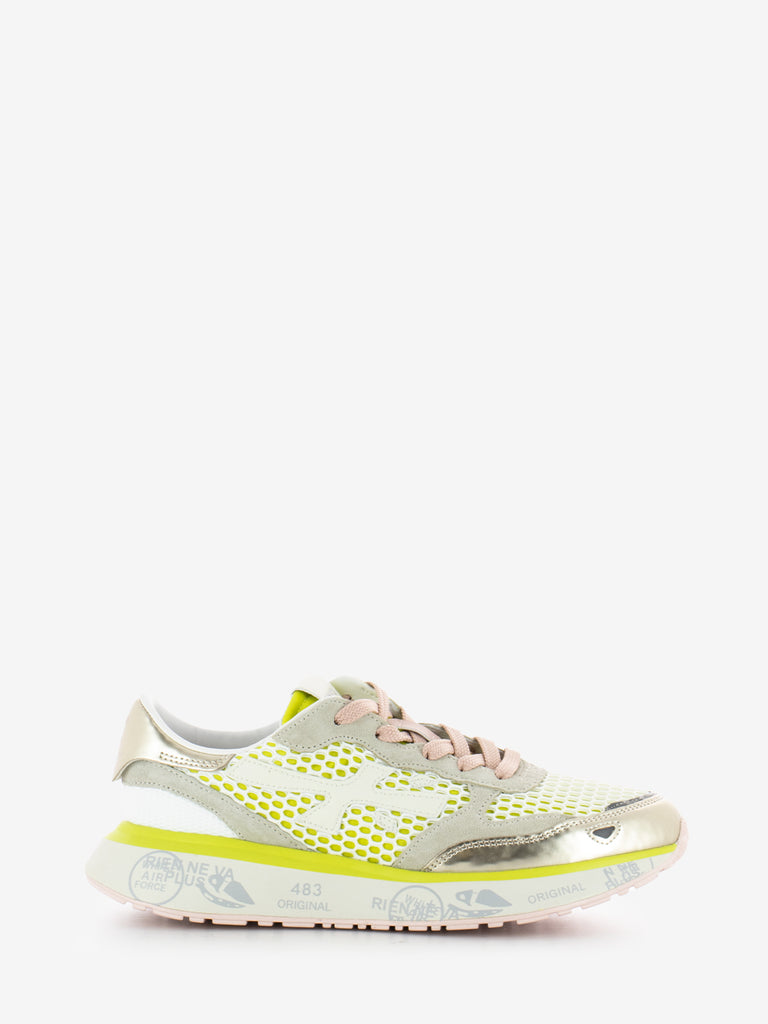 PREMIATA - Sneaker Lauryn lime / bianco