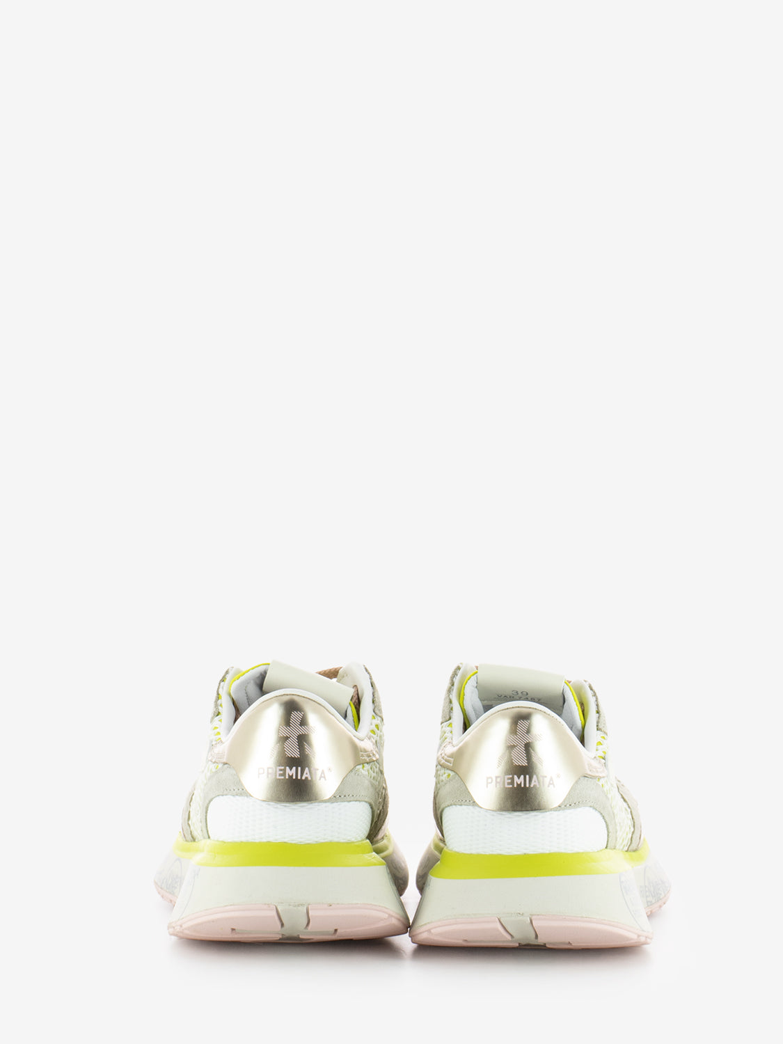 Sneaker Lauryn lime / bianco