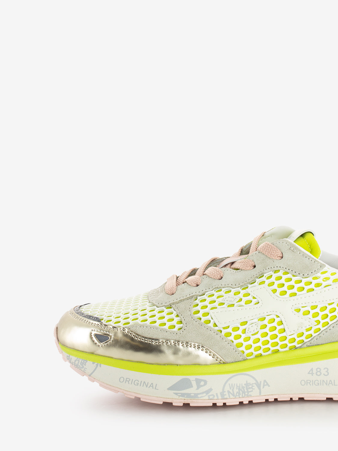 Sneaker Lauryn lime / bianco