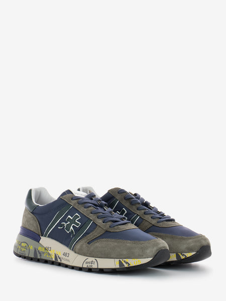 Sneakers Lander blu / grey