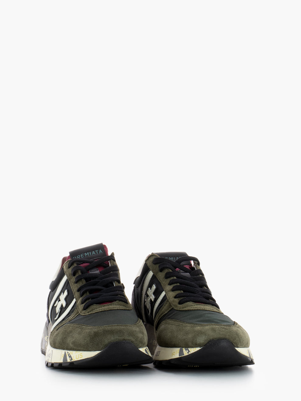 Lander military green sneakers