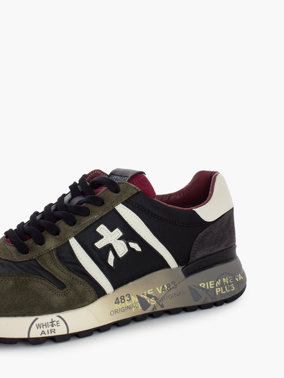 Lander military green sneakers