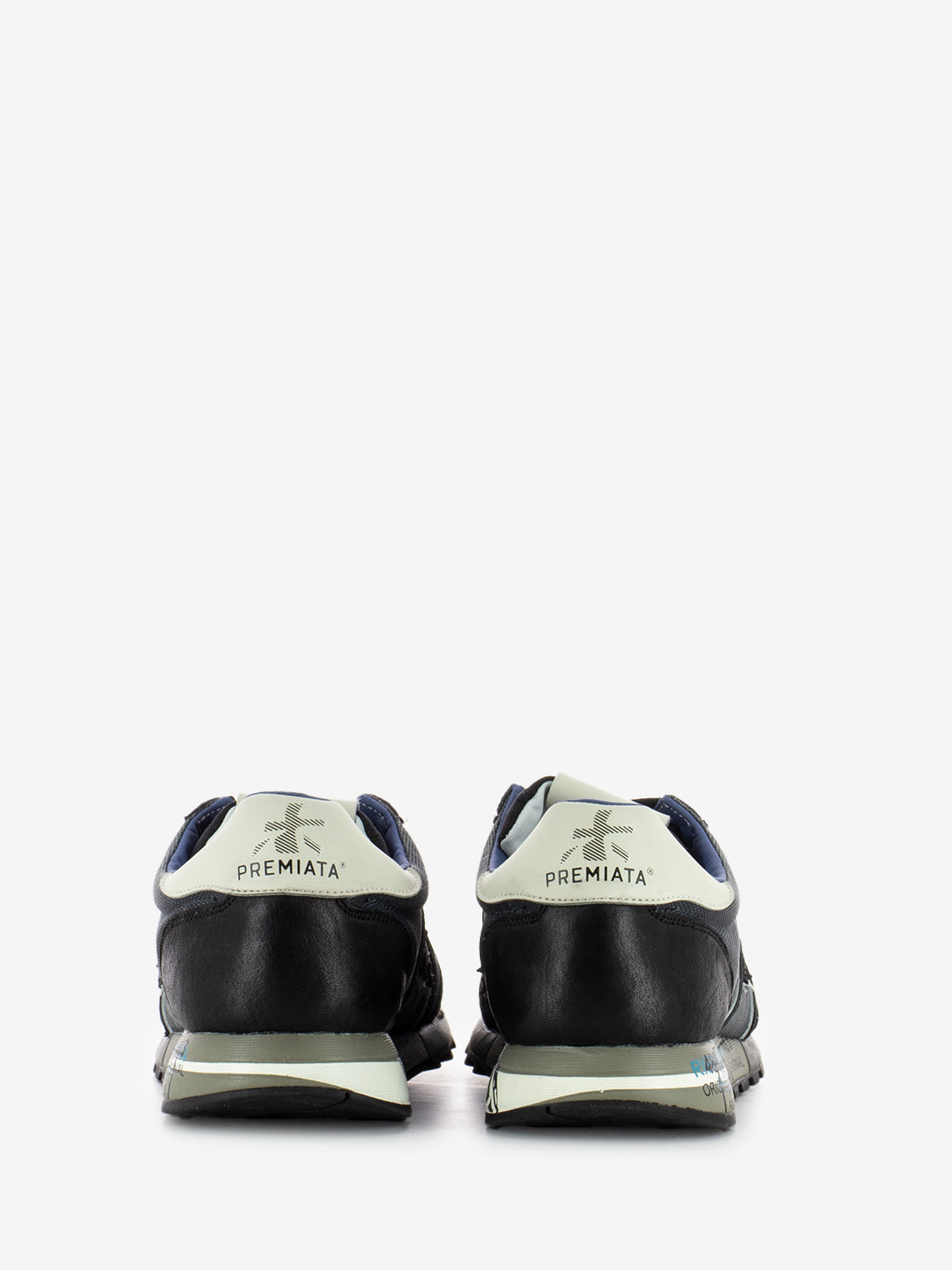 Lucy dark blue / dark brown sneakers