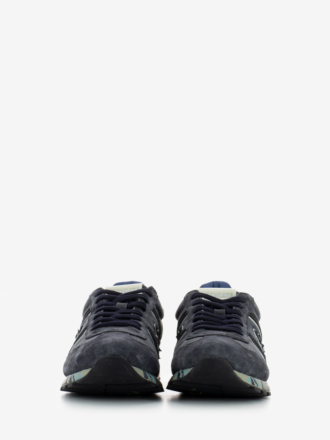 Lucy dark blue / dark brown sneakers