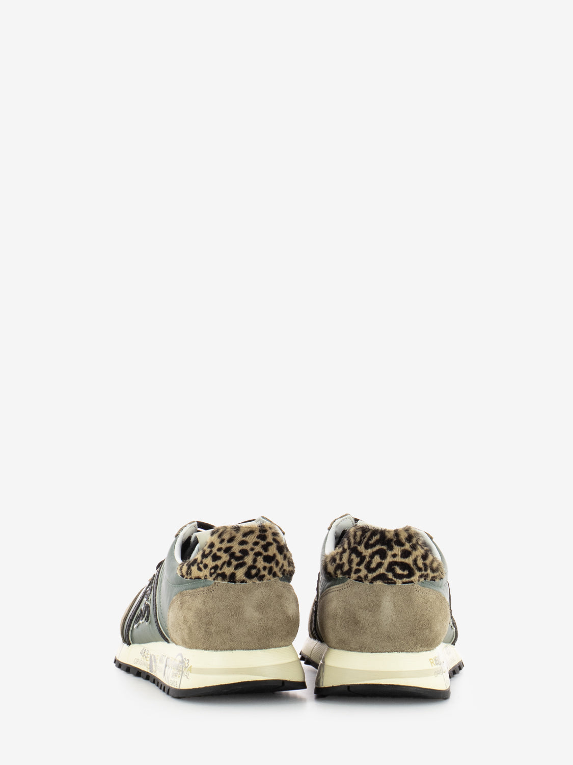 Sneakers Lucyd var.7019 verde / beige